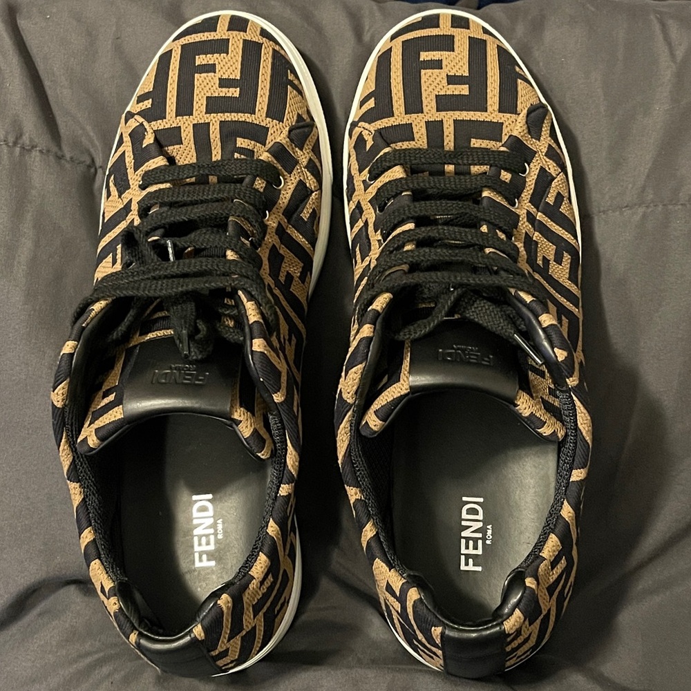 Fendi FF Zucca Print Sneakers